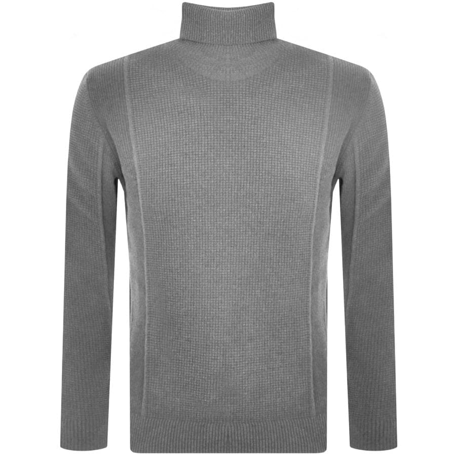 Image number 1 for G Star Raw Structure Knit Jumper Grey
