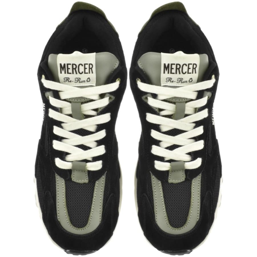 Image number 3 for Mercer Re Run Trainers Black