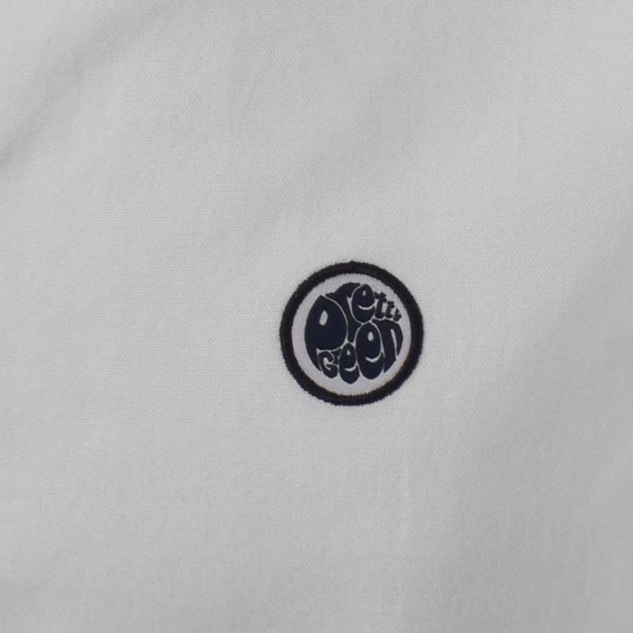 Image number 3 for Pretty Green Oxford Short Sleeve Shirt White