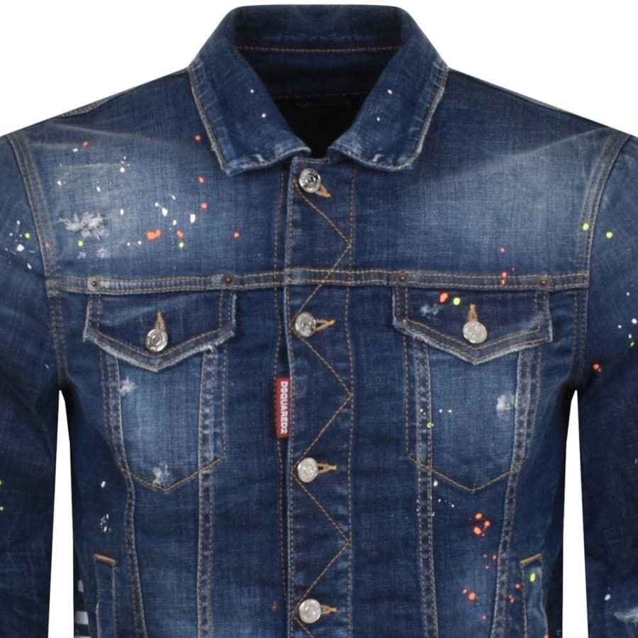 Image number 2 for DSQUARED2 Icon Dan Jean Jacket Blue