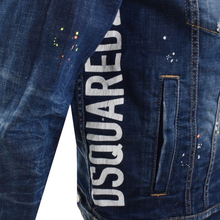 Image number 3 for DSQUARED2 Icon Dan Jean Jacket Blue