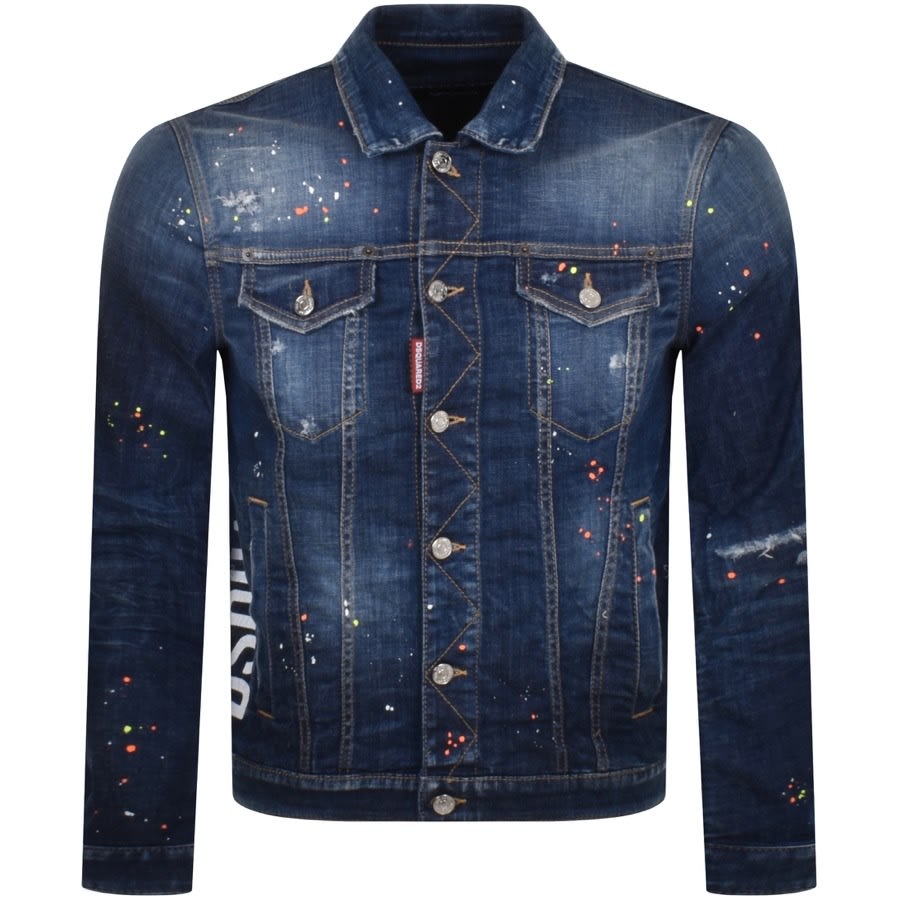 Image number 1 for DSQUARED2 Icon Dan Jean Jacket Blue