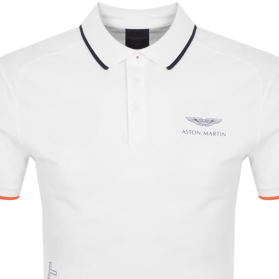Image number 2 for Hackett Speedmaster Polo T Shirt White