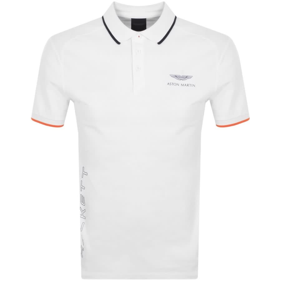 Image number 1 for Hackett Speedmaster Polo T Shirt White