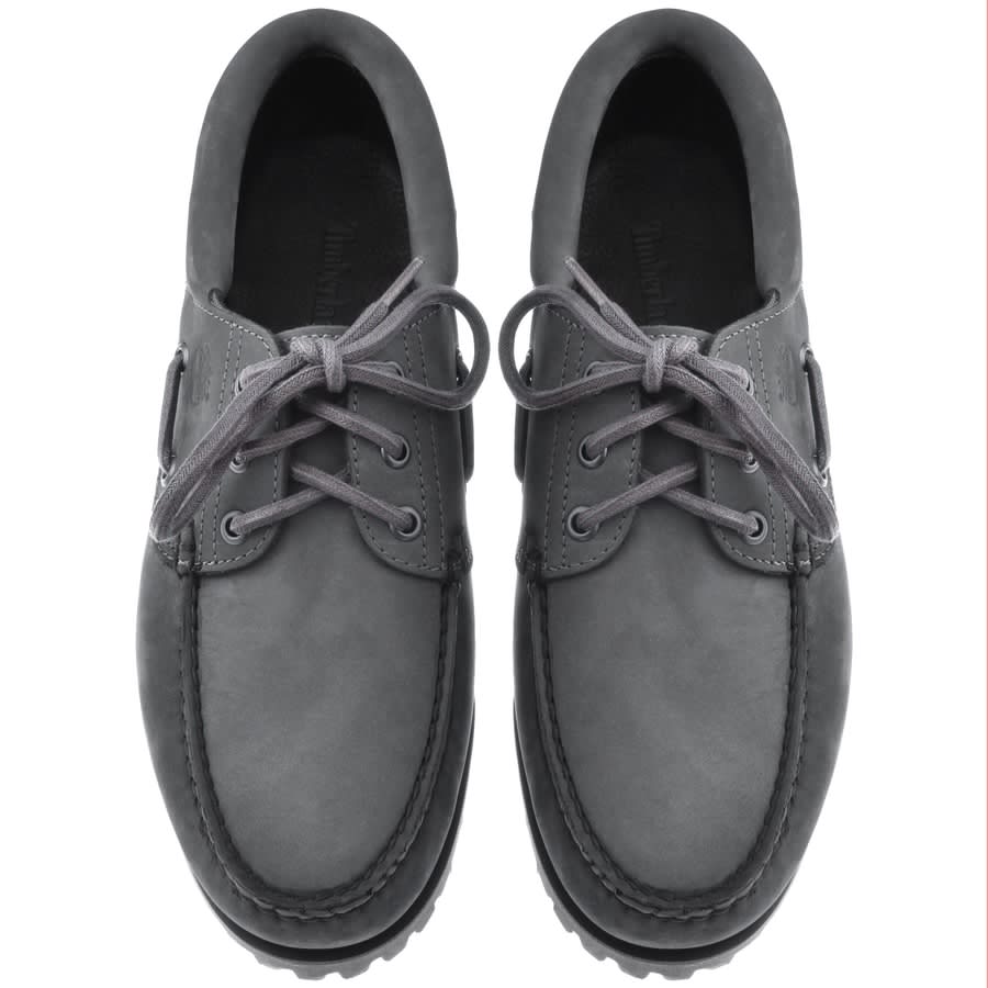 Image number 3 for Timberland Handsewn Boat Shoes Grey
