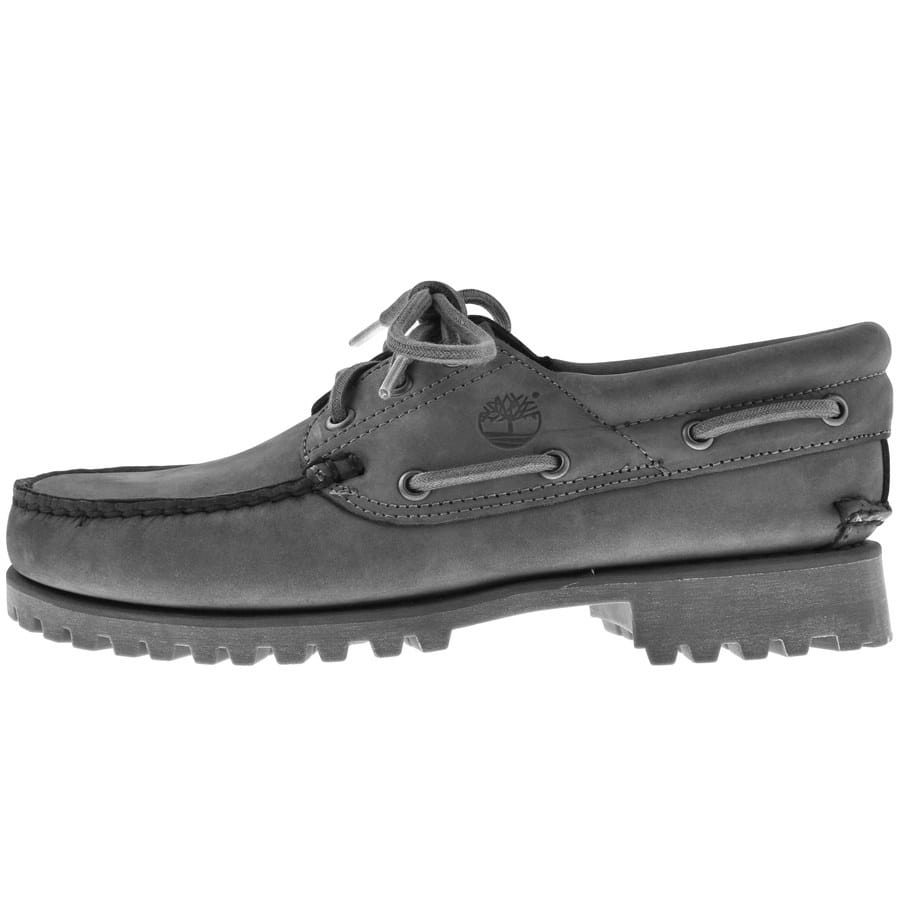 Image number 1 for Timberland Handsewn Boat Shoes Grey