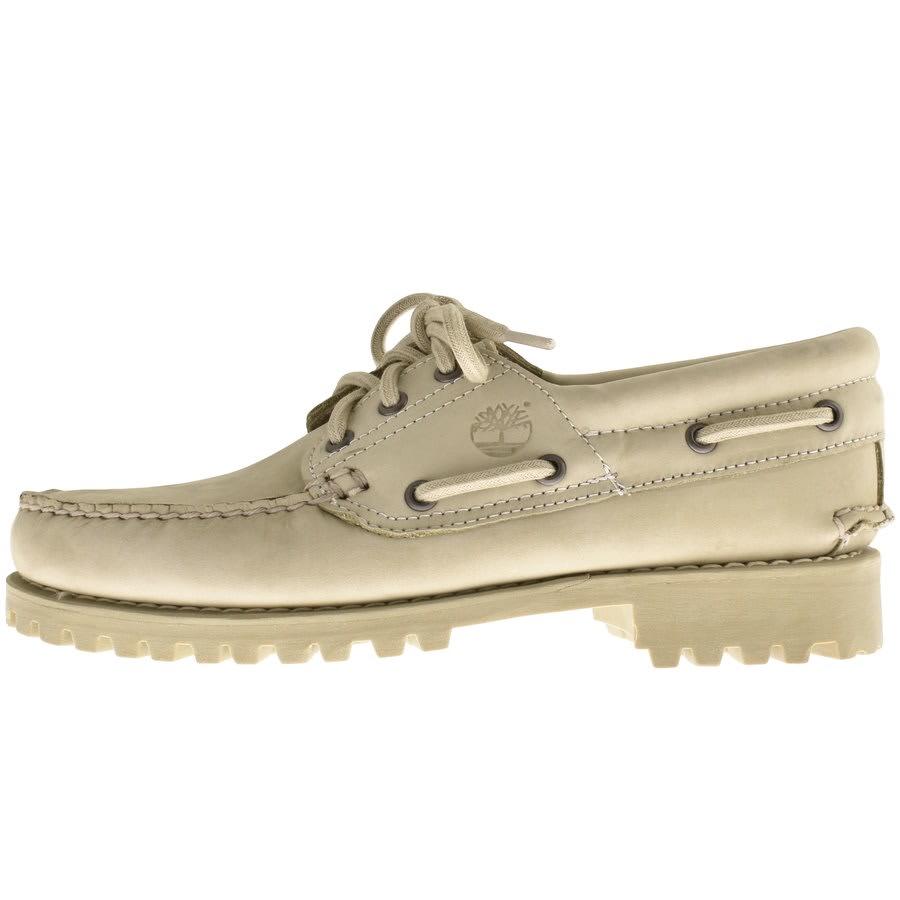 Image number 1 for Timberland Handsewn Boat Shoes Beige