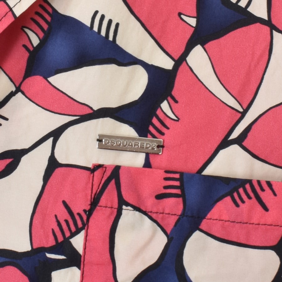 Image number 3 for DSQUARED2 Bowling Dropped Shoulder Shirt Pink