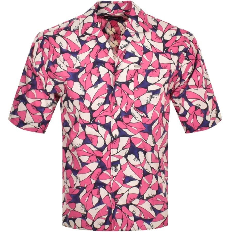 Image number 1 for DSQUARED2 Bowling Dropped Shoulder Shirt Pink