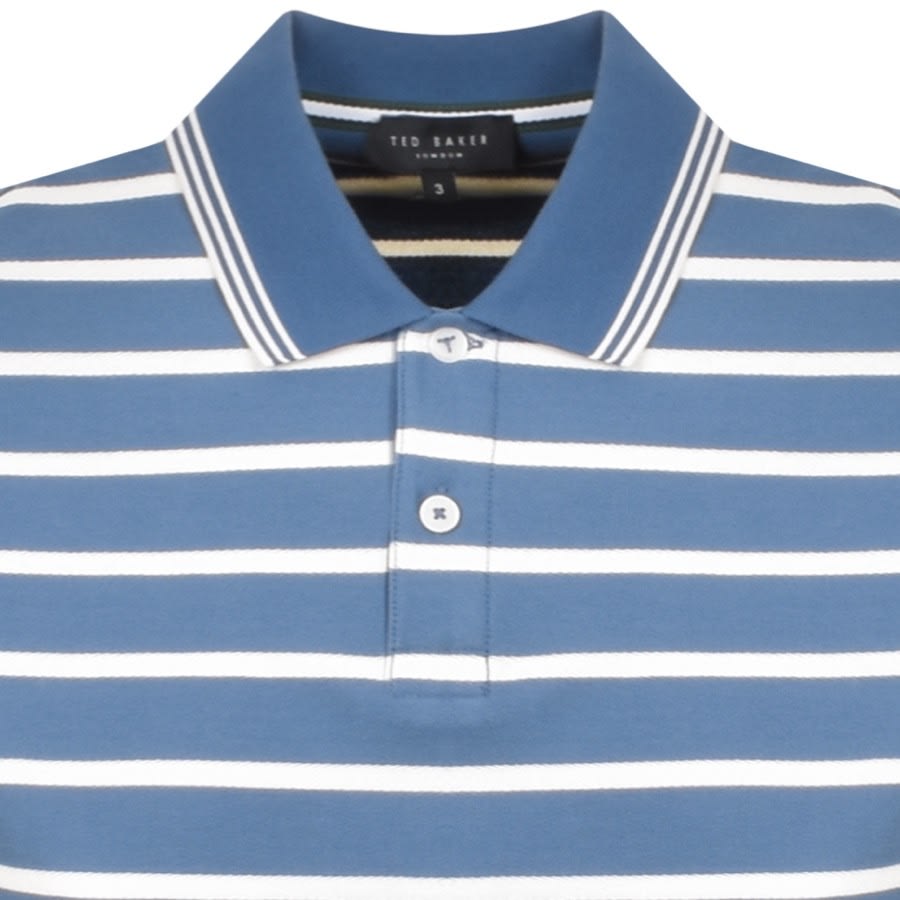 Image number 3 for Ted Baker Nivenn Polo T Shirt Blue