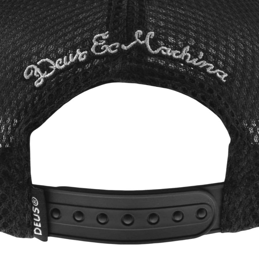 Image number 3 for Deus Ex Machina Flagstuff Trucker Cap Black