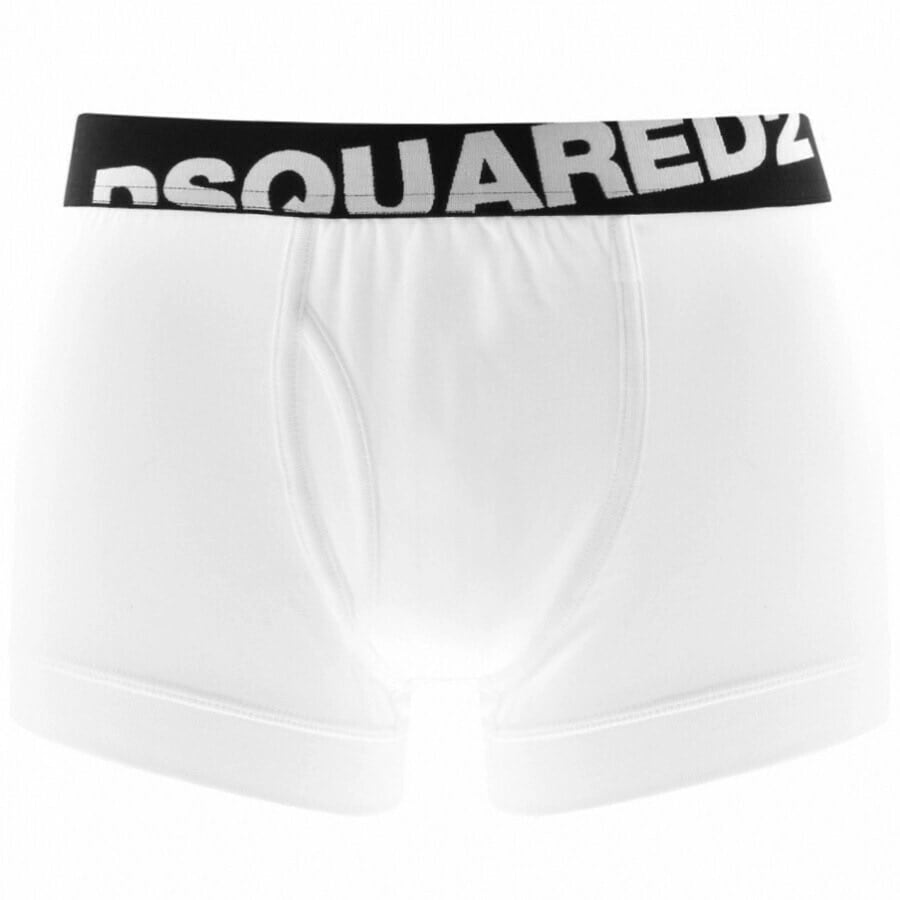 Image number 2 for DSQUARED2 Underwear Double Pack Trunks White