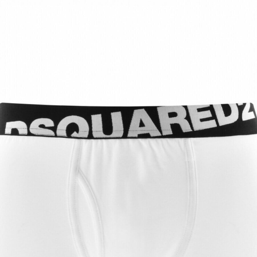Image number 3 for DSQUARED2 Underwear Double Pack Trunks White