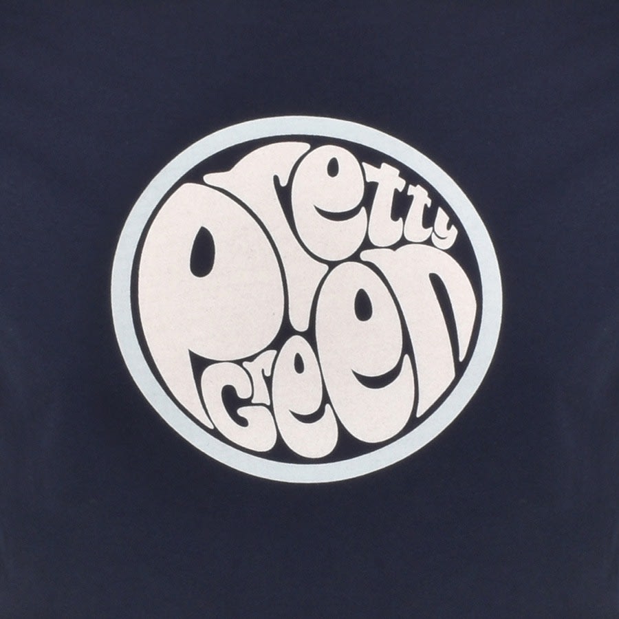 Image number 3 for Pretty Green Tilby T Shirt Navy
