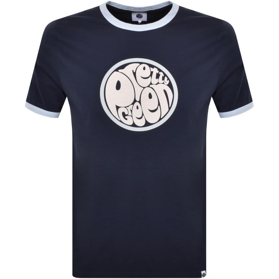 Image number 1 for Pretty Green Tilby T Shirt Navy