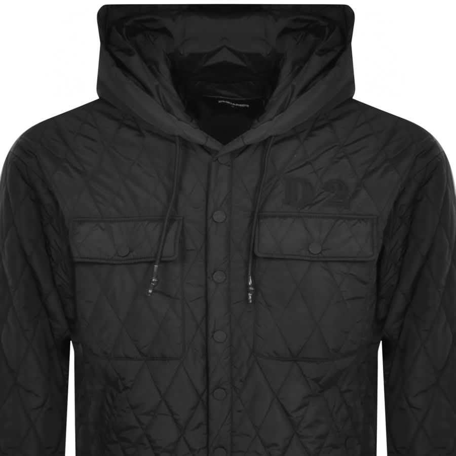 Image number 2 for DSQUARED2 Quilted Jacket Black