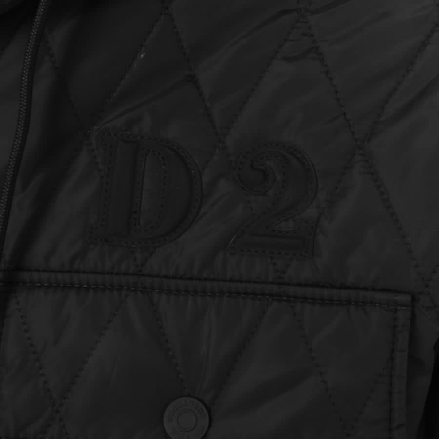 DSQUARED2 Quilted Jacket Black | Mainline Menswear