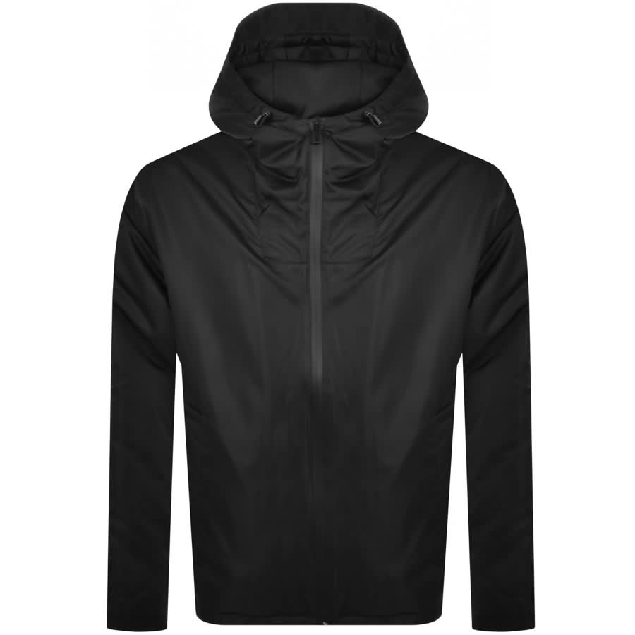 Image number 2 for Emporio Armani Tape Hooded Jacket Black