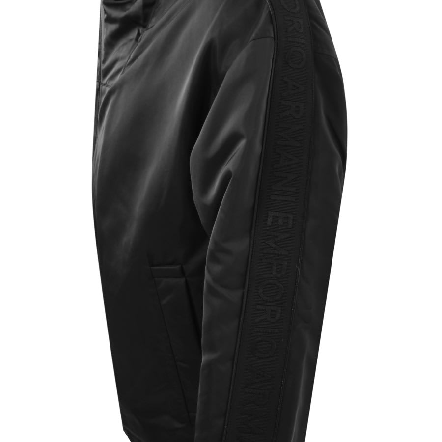 Image number 3 for Emporio Armani Tape Hooded Jacket Black