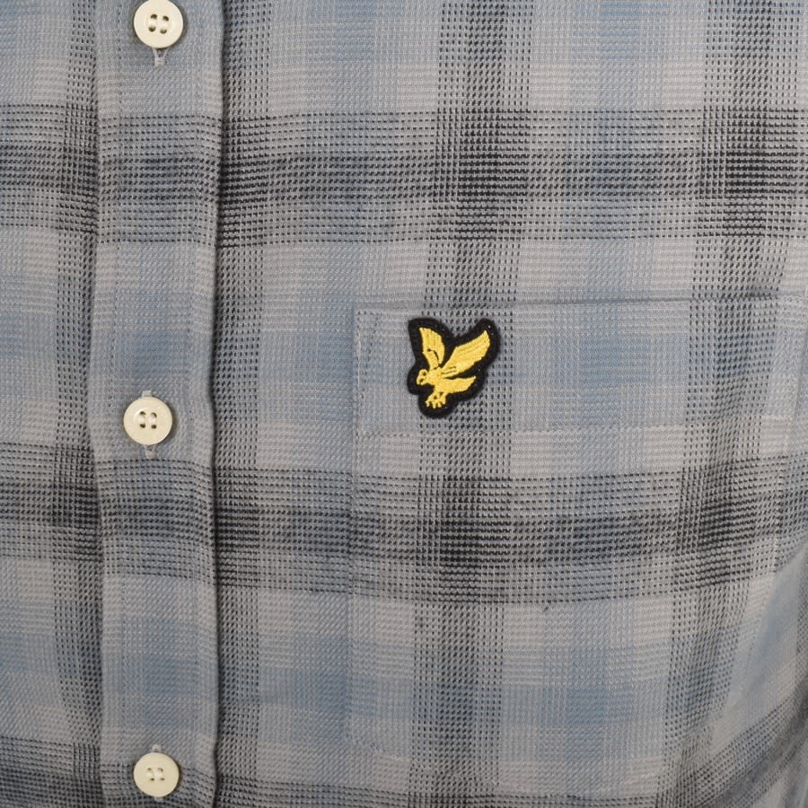 Image number 3 for Lyle And Scott Vintage Button Down Shirt Grey