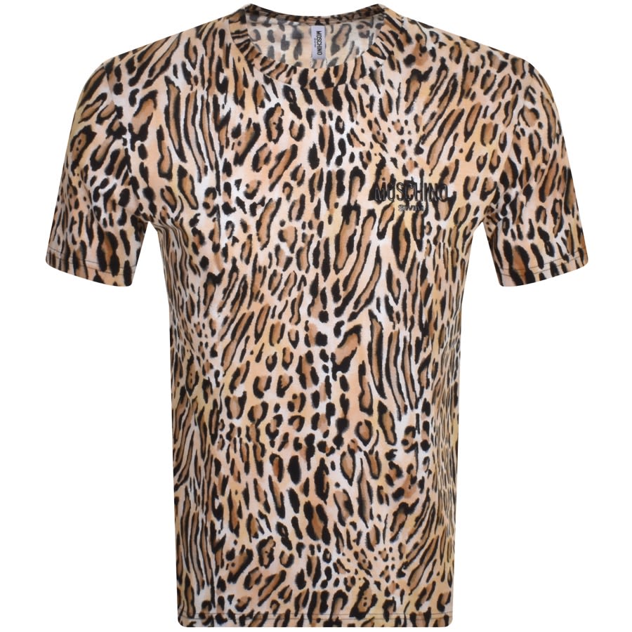 Image number 1 for Moschino Lounge Swim T Shirt Beige