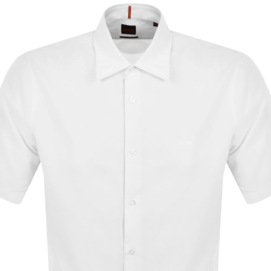Image number 2 for BOSS Rash 2 Short Sleeved Shirt White