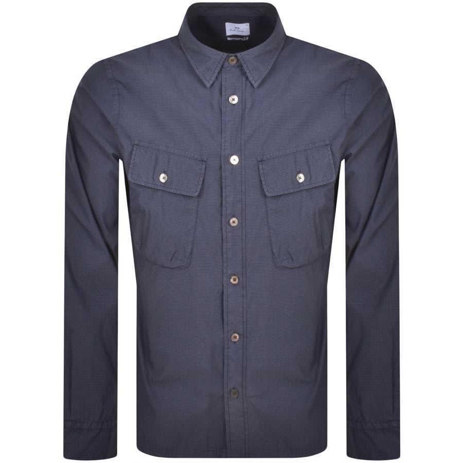 Image number 1 for Paul Smith Long Sleeved Shirt Navy
