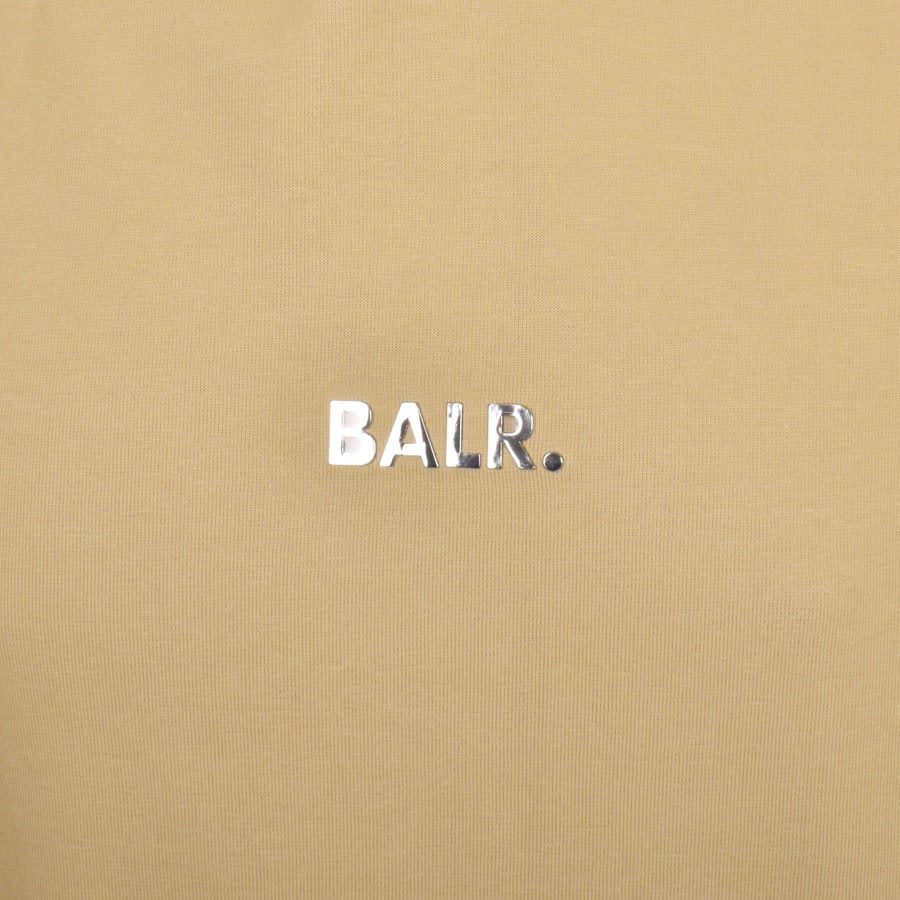 Image number 3 for BALR Q Series Logo Hoodie Beige