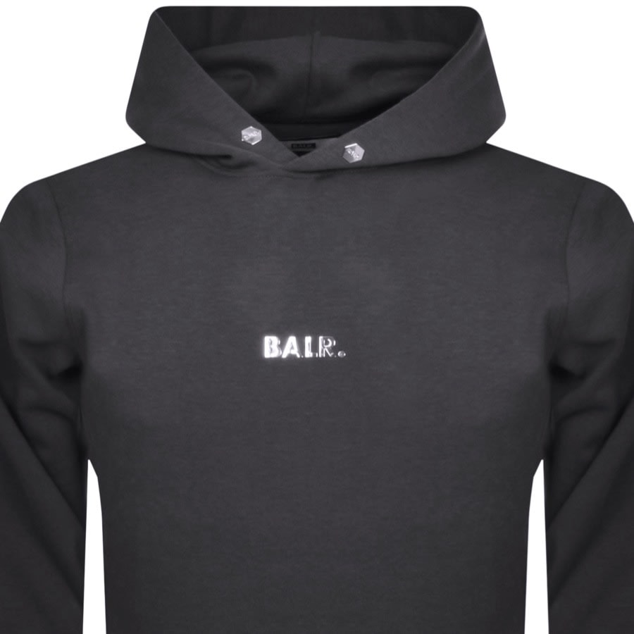 Image number 2 for BALR Q Series Logo Hoodie Grey