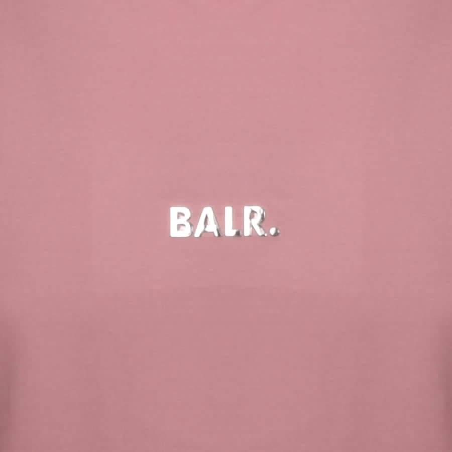 Image number 3 for BALR Q Series Logo Hoodie Pink
