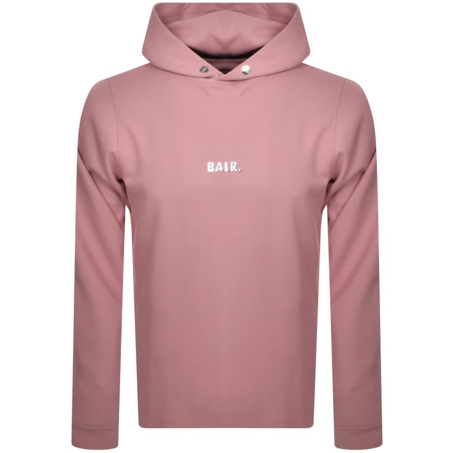 Image number 1 for BALR Q Series Logo Hoodie Pink