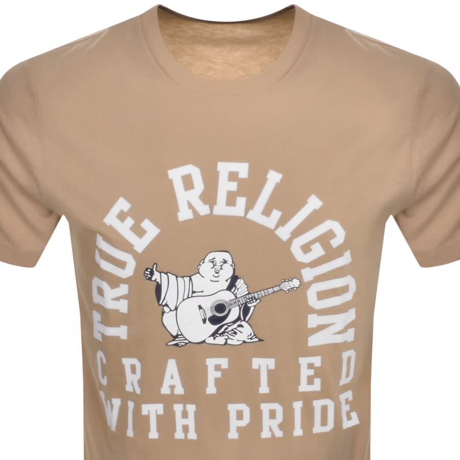 Image number 2 for True Religion Crafted Classic T Shirt Beige