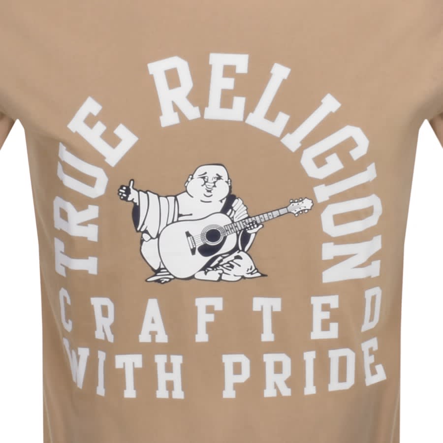 Image number 3 for True Religion Crafted Classic T Shirt Beige