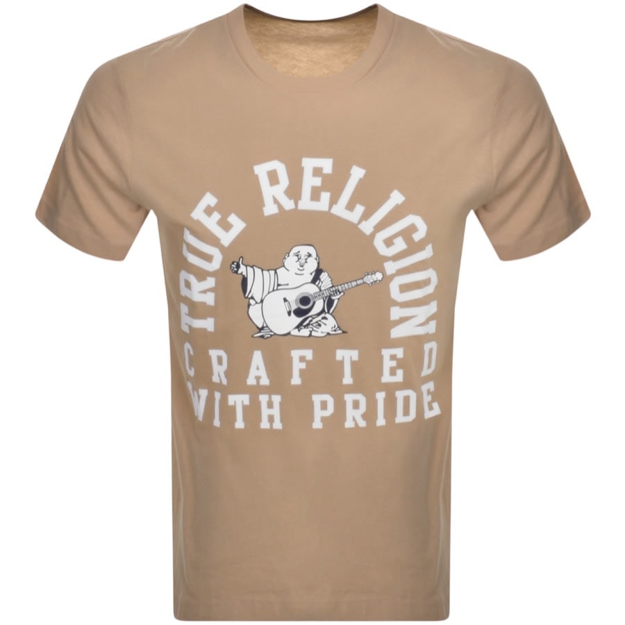 Image number 1 for True Religion Crafted Classic T Shirt Beige