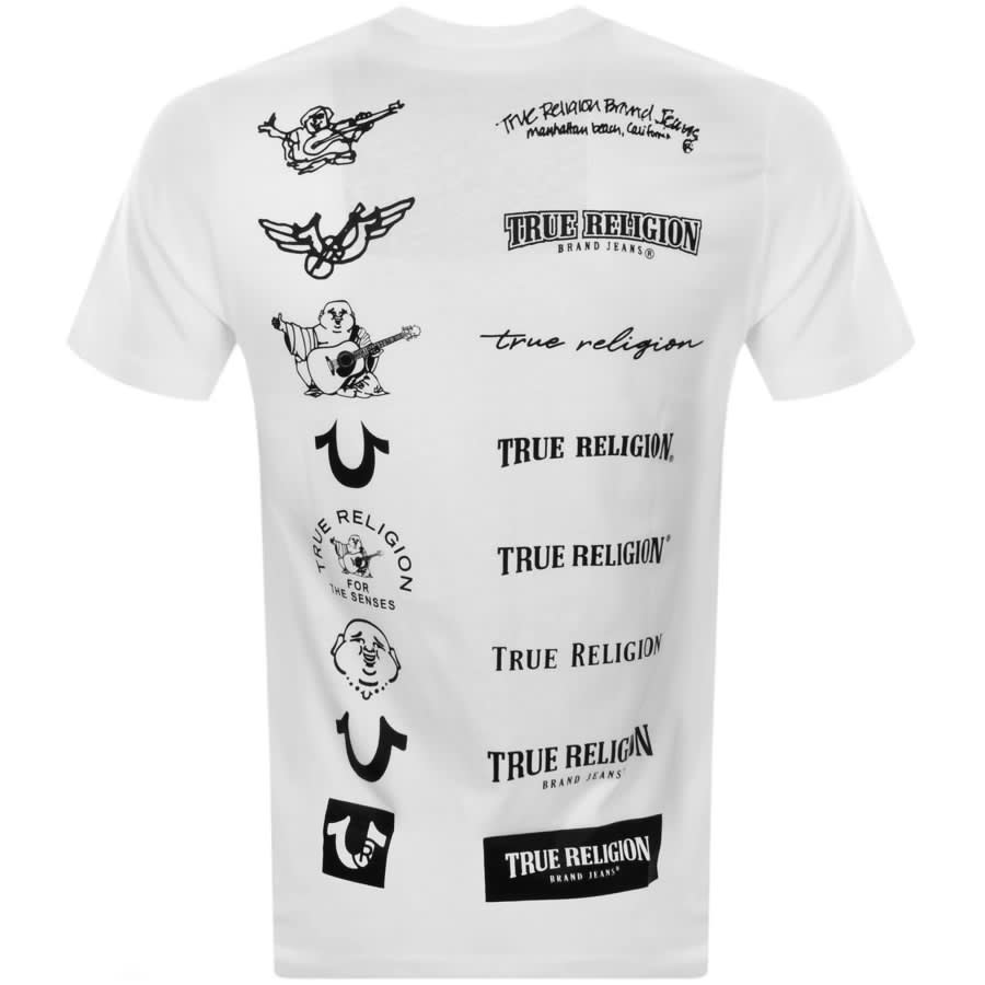 Image number 3 for True Religion History Logo T Shirt White