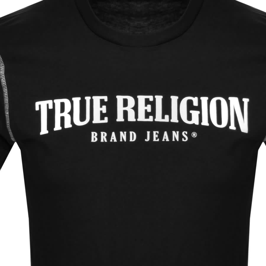 Image number 3 for True Religion Flatlock Arch T Shirt Black