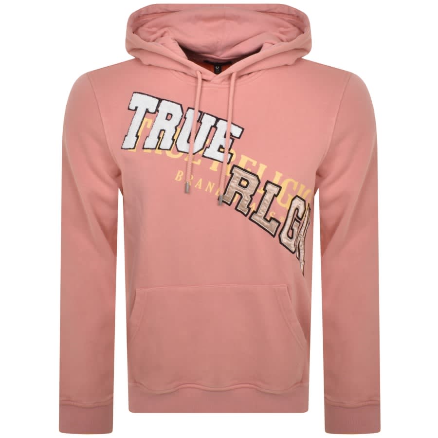 Image number 1 for True Religion Vintage Hoodie Pink