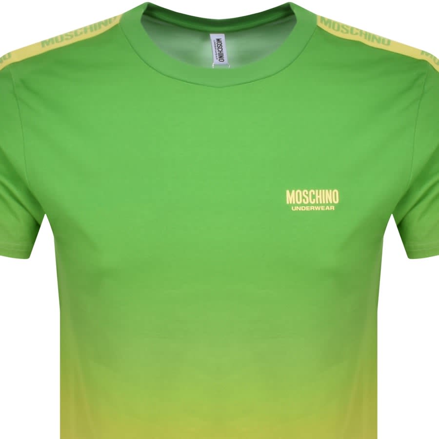 Image number 2 for Moschino Logo T Shirt Green