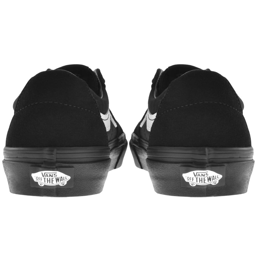 Image number 2 for Vans Sk8 Low Canvas Trainers Black