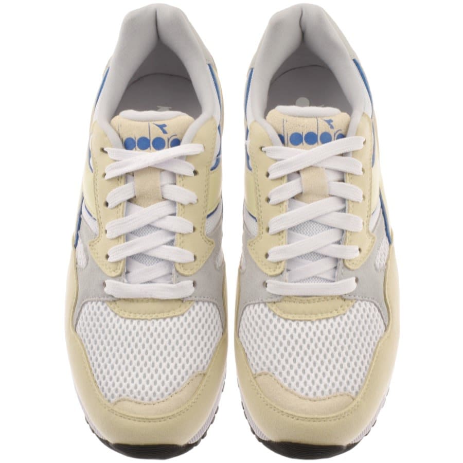 Image number 3 for Diadora N902 Tech Mesh Trainers White