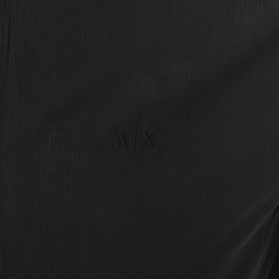Image number 3 for Armani Exchange Short Sleeve Shirt Black