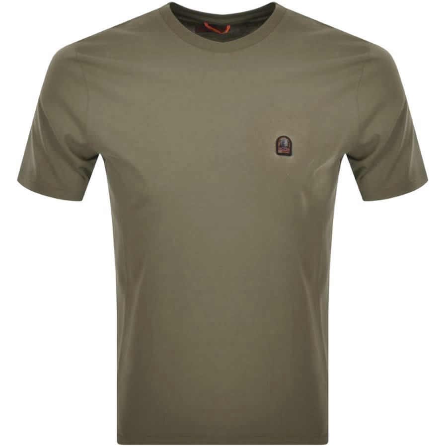 Image number 1 for Parajumpers Patch T Shirt Green