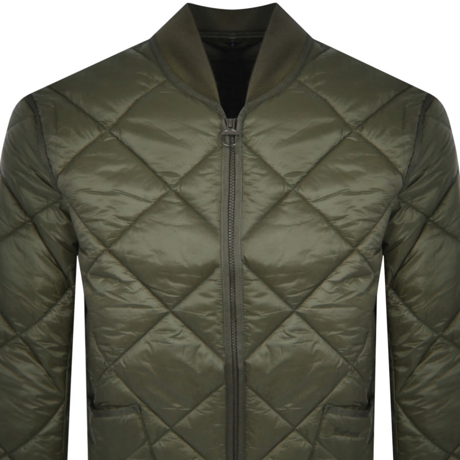 Image number 2 for Barbour Liddesdale Action Quilted Jacket Green