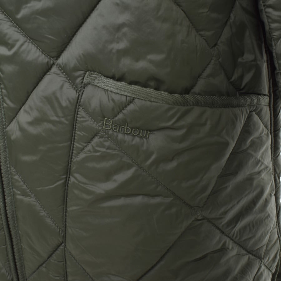 Image number 3 for Barbour Liddesdale Action Quilted Jacket Green