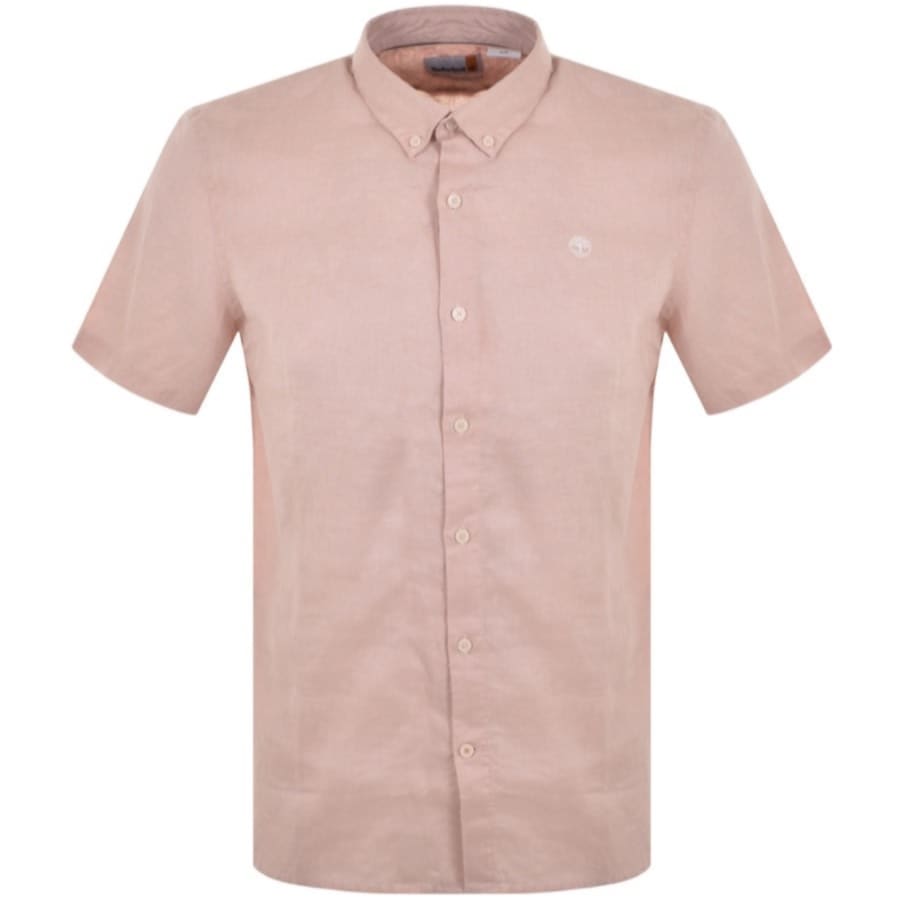 Image number 1 for Timberland Mill River Linen Shirt Pink