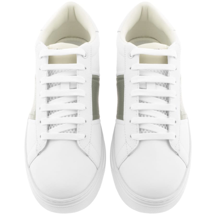 Emporio Armani Logo Trainers White | Mainline Menswear