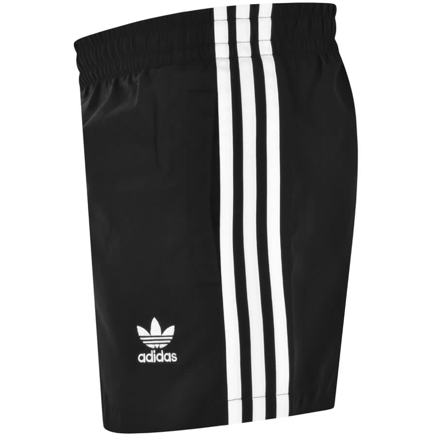Image number 3 for adidas Three Stripes Swim Shorts Black