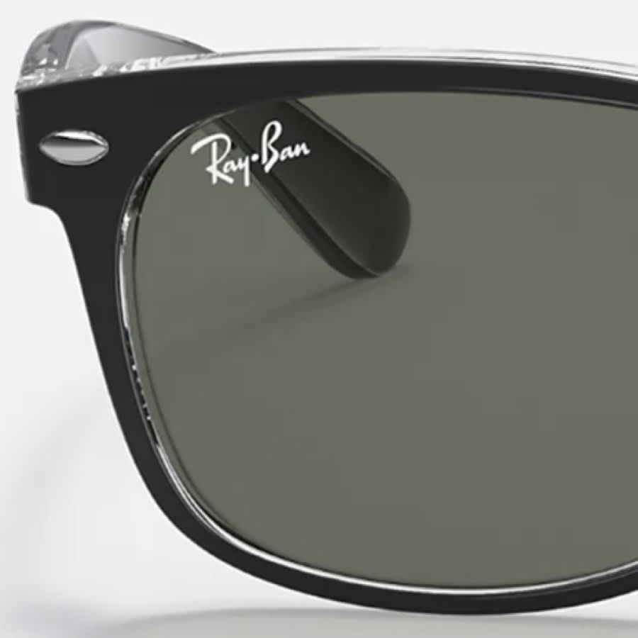 Image number 3 for Ray Ban 3767 New Wayfarer Sunglasses Black
