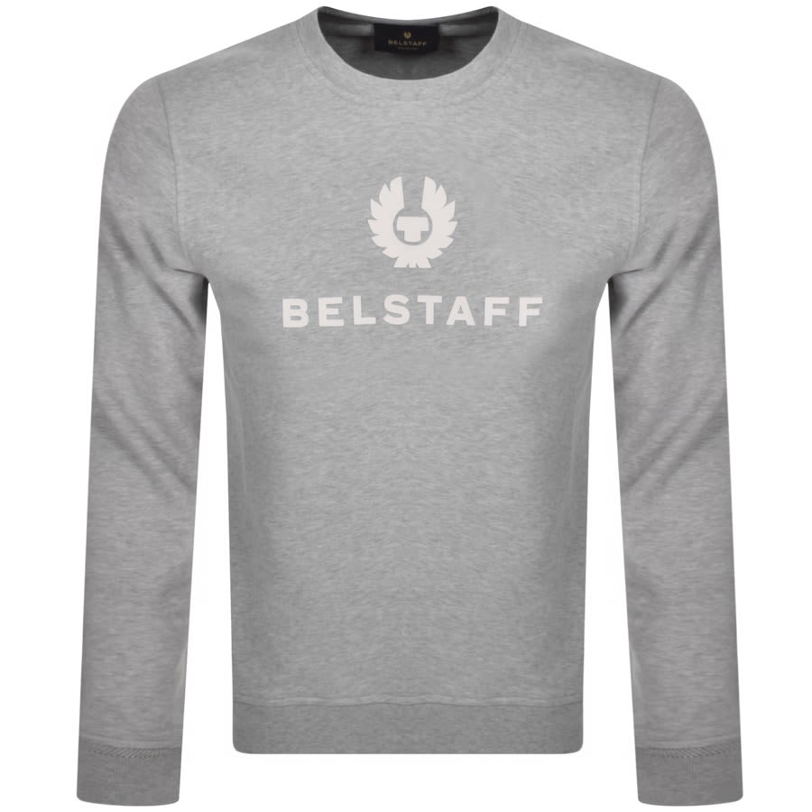 Image number 1 for Belstaff Crew Neck Sweatshirt Grey
