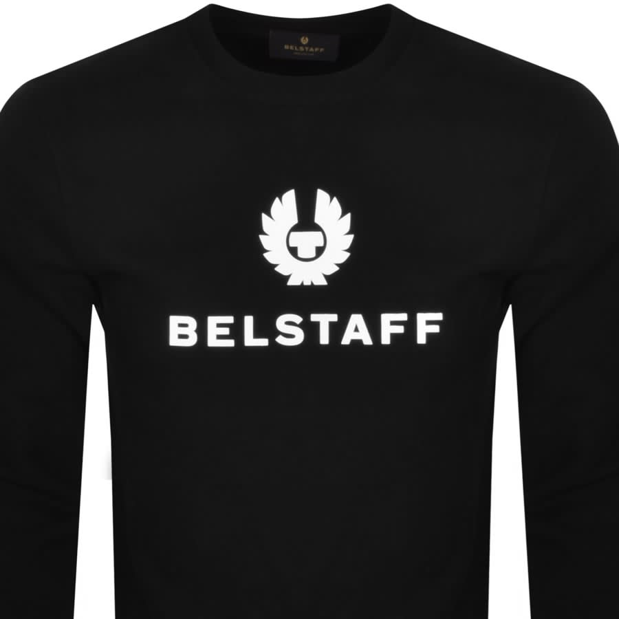 Image number 2 for Belstaff Crew Neck Sweatshirt Black